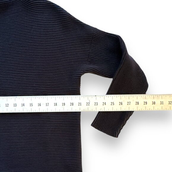 French Connection Mozart Mock Neck Black Sweater EUC Wm Sz Small - Picture 9 of 10